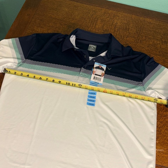 Callaway Men's Polo Shirt with great design. New with tags. Large. - Picture 6 of 7